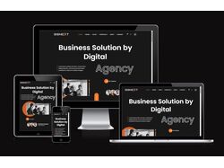 Bisnext- Responsive Landing Page for a business agence