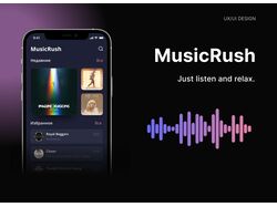 MusicRush App UX/UI Design