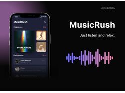 MusicRush App UX/UI Design