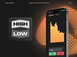 HighLow Trading App UX/UI Design