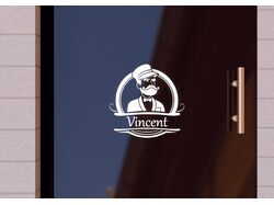 Логотип для ресторана "Vincent"