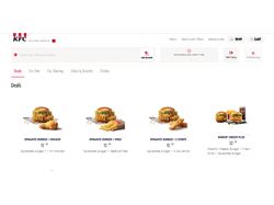 Копии сайтов KFC для ряда стран Саудовской Аравии 