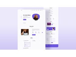 Адаптивный сайт-портфолио - Alexa