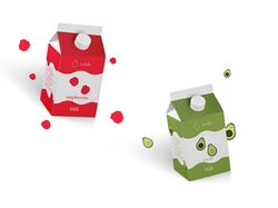 Design packaging milk 