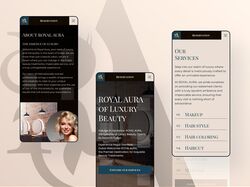 Royal Aura - Beauty Salon Concept