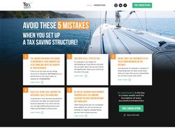 Tax Strategy - лендінг для фінансової компанії