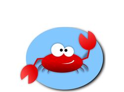 Cartoon crab