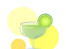Lime cocktail