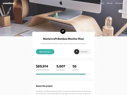 crowdfunding product page