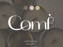 Logo Comfi candles & Логотип для бренда