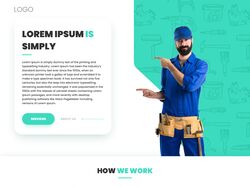 Лендинг строительной компании