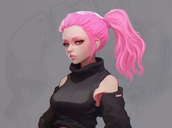 Персонаж в стиле Киберпанк