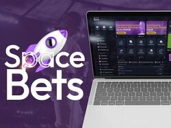 Дизайн сайта SpaceBets - онлайн betting & gambling платформа