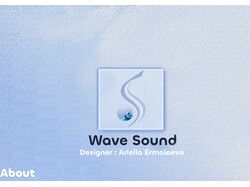 "Wave Sound" Дизайн музыкального приложения
