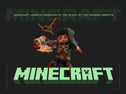 Minecraft website redesign   