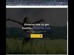 FreeeHealth (выезжающее сбоку меню, анимация)