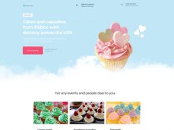 Дизайн для сайту Cake Express 