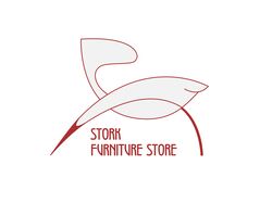 Логотип для мебельного салона "Аист"