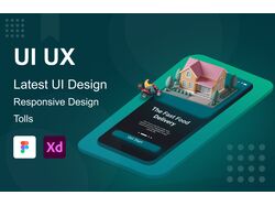 UI UX Mobile app and landing page website