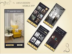 Дизайн-концепт мобильного приложения "Умный дом"