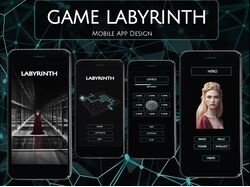 Дизайн-концепт мобильного приложения "Лабиринт"
