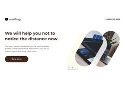Лендинг Почтовой Компании MailFrog