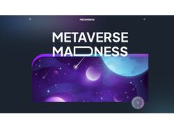 Animated and Responsive Website "Metaversus Madness"