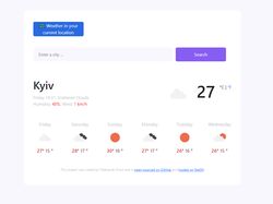 Приложение по поиску погоды (WeatherApp with JS for desktop)