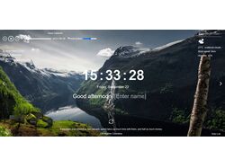 Клон приложения Momentum