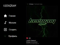 Пэт-проект социальной сети KEENGRAM 