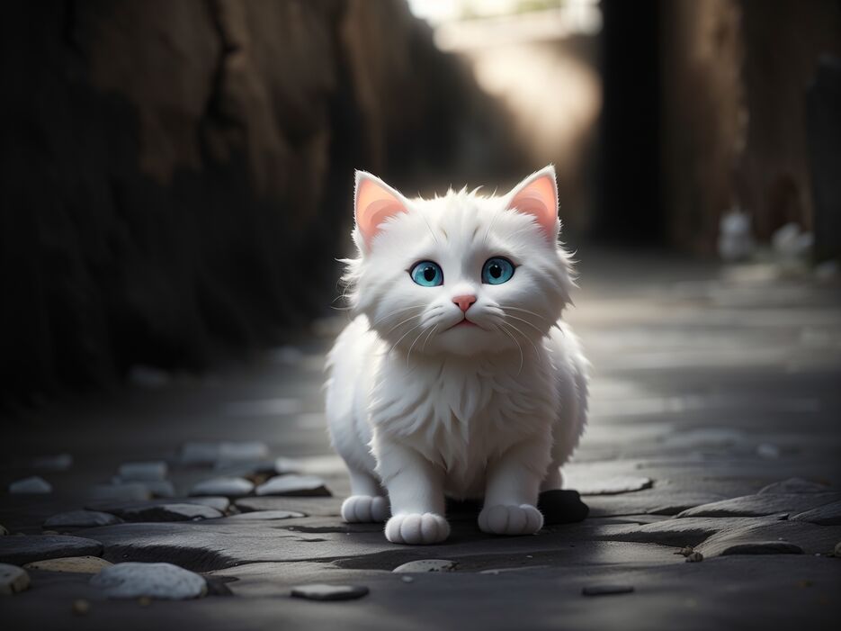 3D_Animation_Style_Theres_a_little_white_cat_playing_therehigh_2.jpg