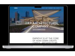 LANDING PAGE FOR ARCHITECTURAL COMPANY