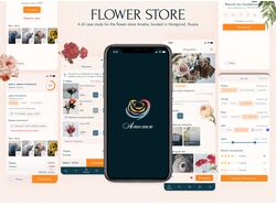 Редизайн мобильного приложения цветочной сети