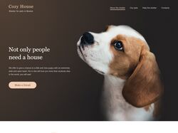 Адаптивная верстка лендинга Shelter (PixelPerfect)