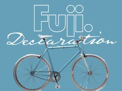 Разработка наклеек на велосипед FUJI  stickersfor bike
