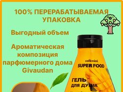 Инфографика карточки Гель для душа