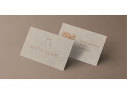 Фирменный стиль для Kitty Cafe