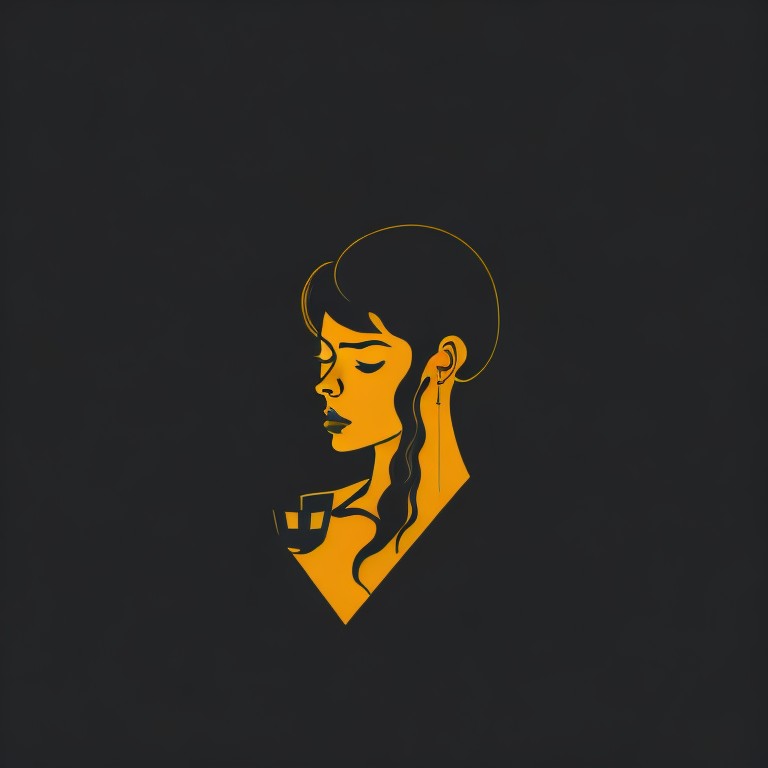 Leonardo_Diffusion_the_woman_drinking_water_minimalistic_0.jpg