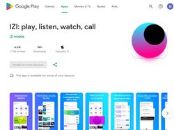 Android-приложение IZI: кино, музыка, игры, связь