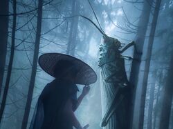 Арт, Самурай и кузнечик 