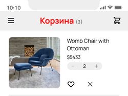 Дизайн сайта мебельного магазина