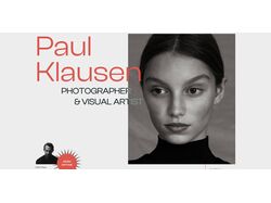 Адаптивная верстка landing Page Paul Klausen