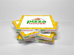 Pizza house/Логотип, меню, рекламный пост