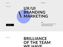 UX\UI website design of the company