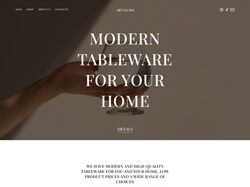 Tableware site design