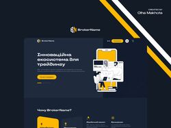BrokerName - сайт Forex тематики (example 2).