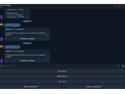 Телеграм бот. Мониторинг посещения серверов.