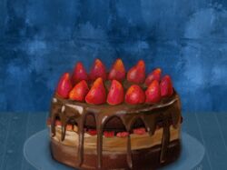 Strawberry cake