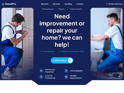 Адаптивная верстка сайта HomeServices HTML5, CSS3, SCSS, JS