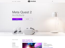 Верстка сайта "Oculus"